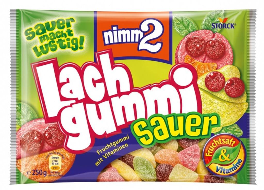 Nimm2 Lachgummi Sauer 376g