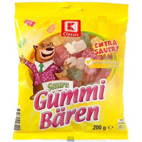 K-Classic Saure Gummibären 200g