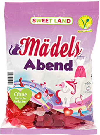 Sweetland vegetariánské bonbóny Madels Abend 350g