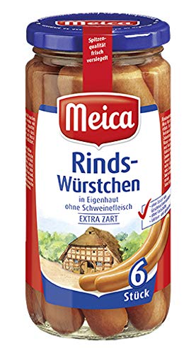 Meica Rindswürstchen, 6 Stück 180g Hovězí párky