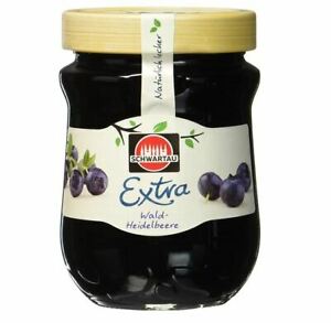 Schwartau Extra Konfitüre Wald-Heidelbeere 340g-lesní borůvka