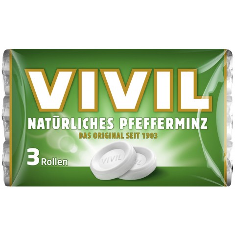 Vivil Natural Peppermint 3x 29 g