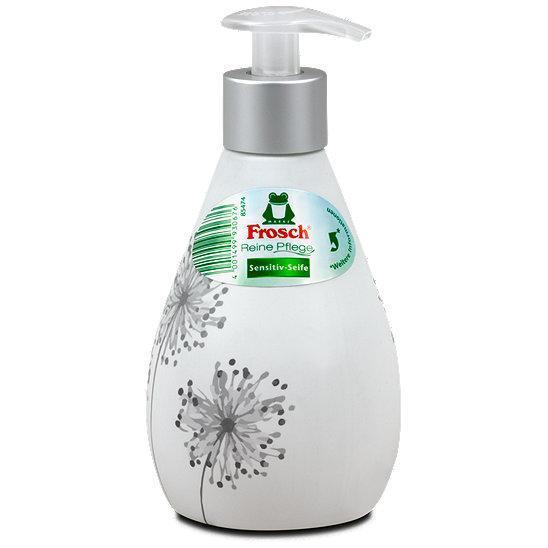 FROSCH SENSITIV TEKUTÉ MÝDLO S DÁVKOVAČEM DESIGN 300ML BIO