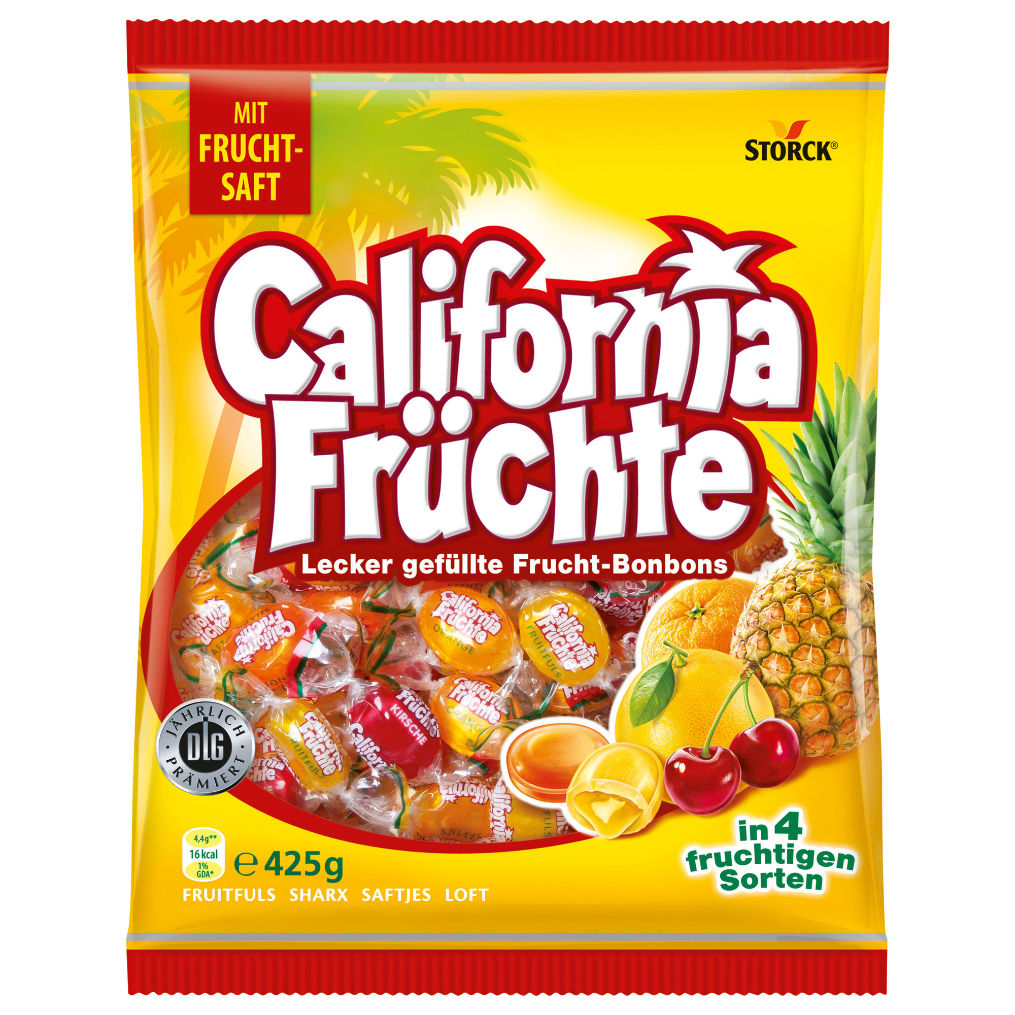 Storck California Früchte 425g-ovocné bonbóny
