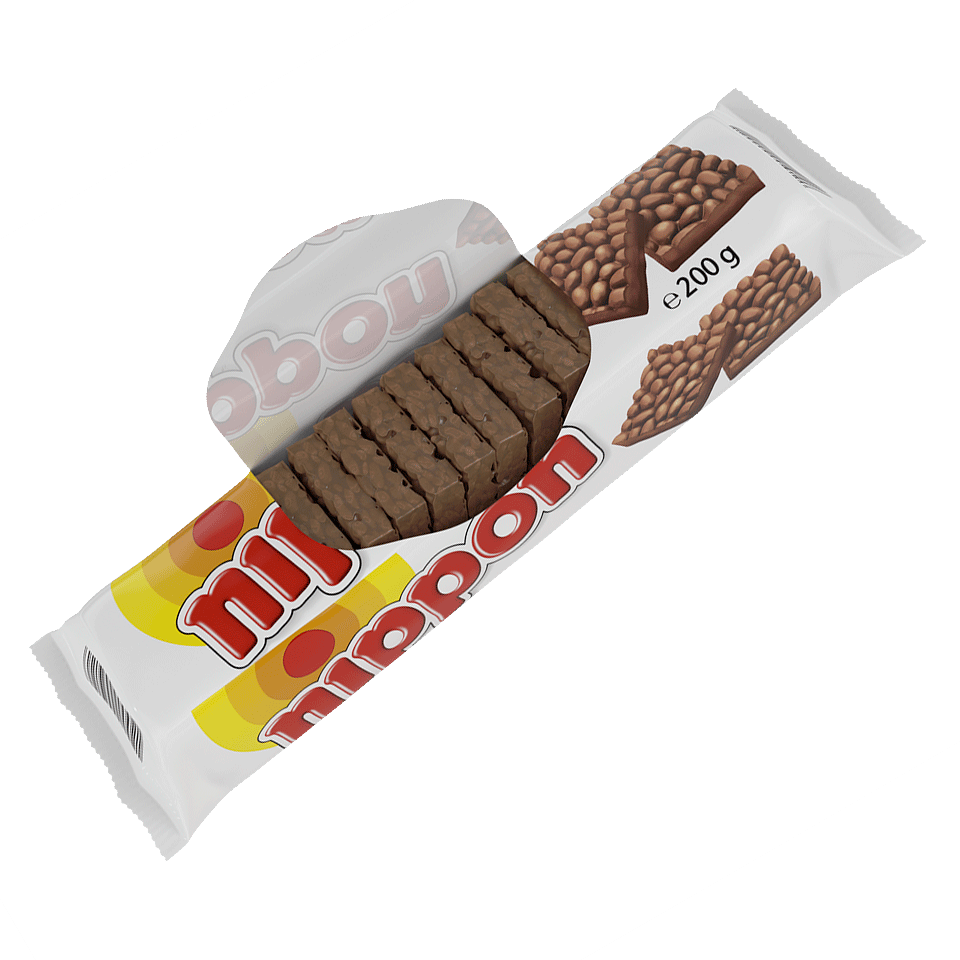 Nippon pufovaná rýže a cerálie s mléčnou čokoládou, 200g