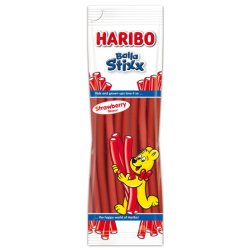 Haribo Balla Stixx strawberry 200g-Jahoda