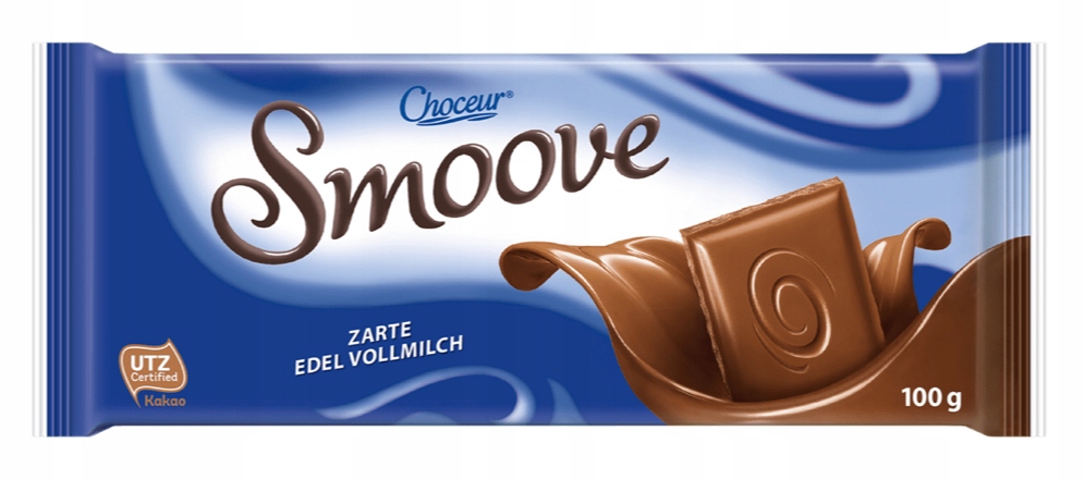 CHOCEUR - SMOOVE ZARTE EDEL VOLLMILCH 100g -mléčná čokoláda
