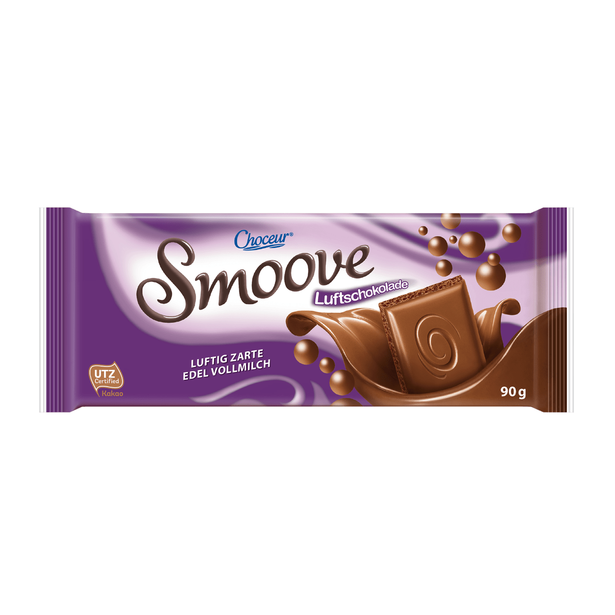 Choceur Smoove nadýchaná mléčná čokoláda 90g