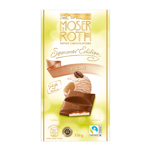 MOSER ROTH CHOCOLATE Eiscafé 150 g Letní Edice!!!