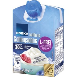 EDEKA trvanlivá šlehačka s obsahem nejméně 30% tuku bez laktózy 200 g