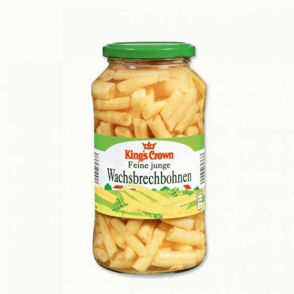 Wachs-Brechbohnen- mladé bílé fazole ve skle 660g