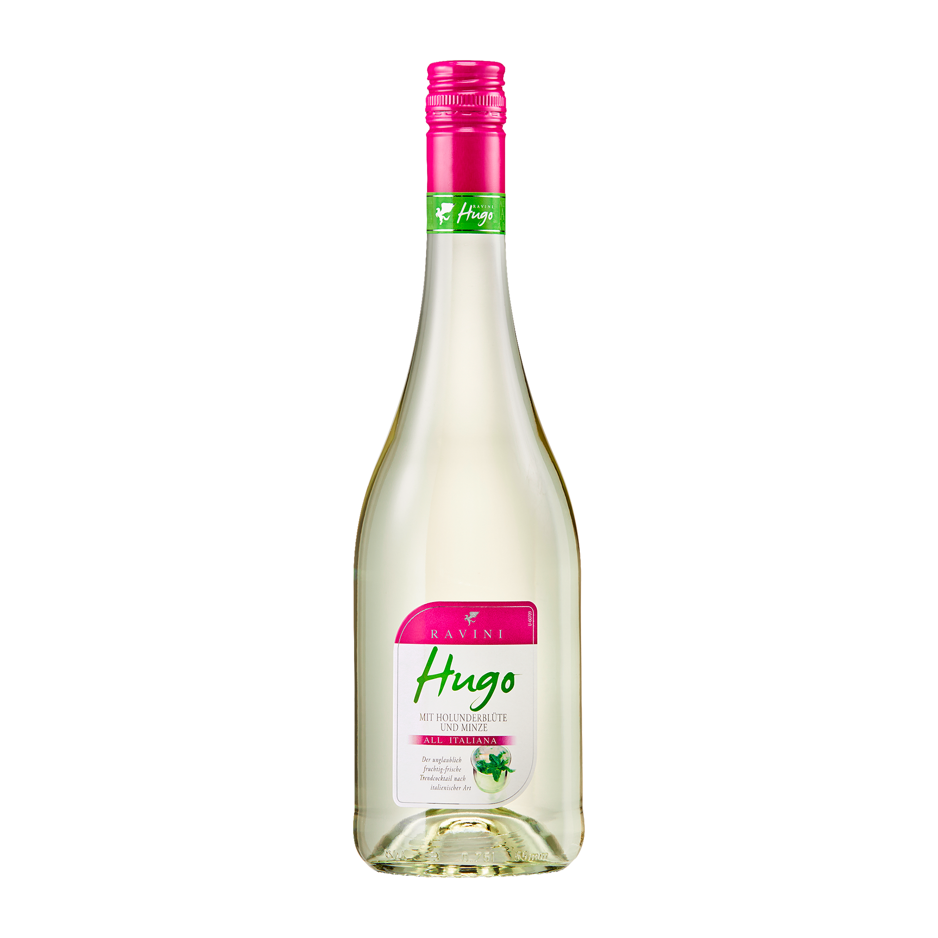 Ravini hugo 0,75L - bílé 6,9% alkoholu