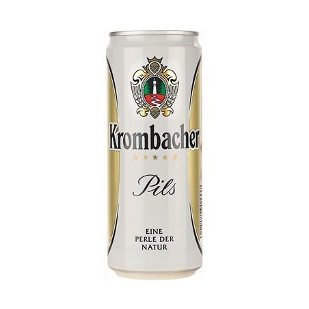 PILSENER BEER KROMBACHER plech 500ml 4,8% alkoholu