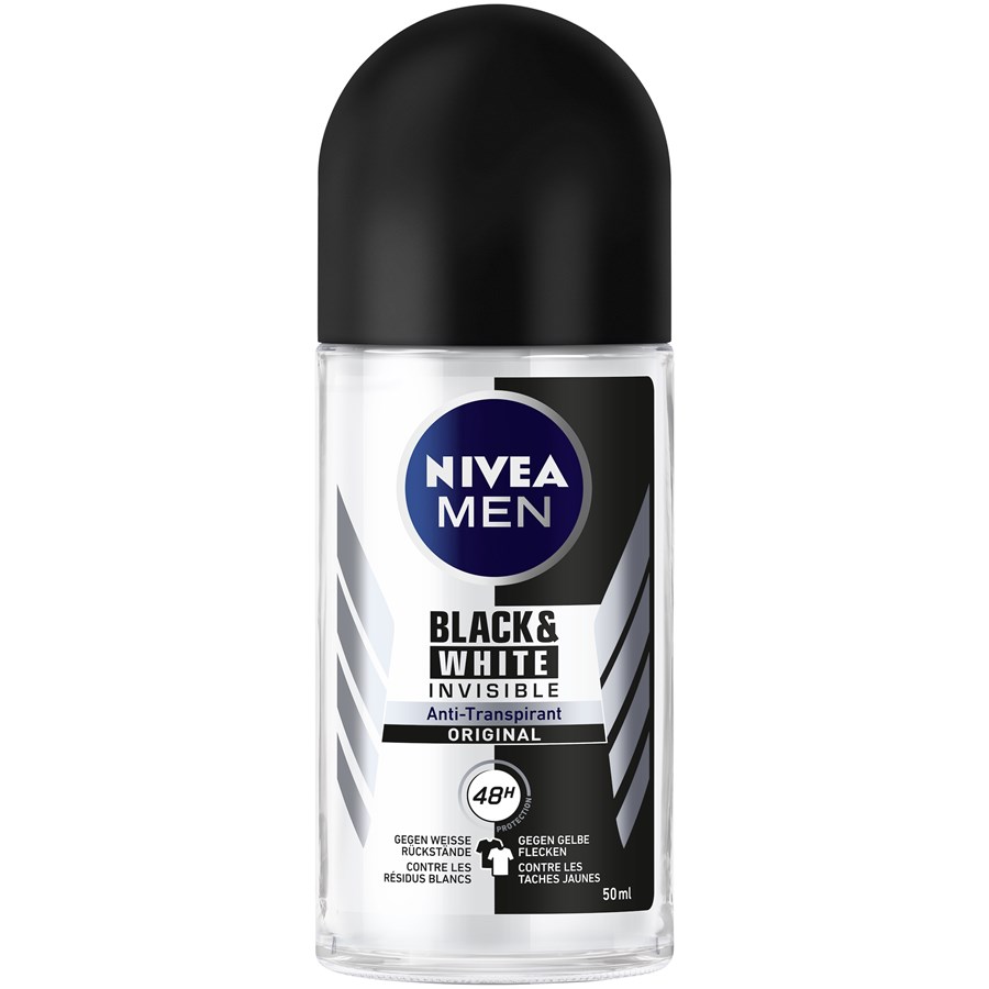 Nivea Men Black & White Invisible Original kuličkový antiperspirant, 50 ml