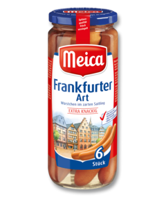 Meica Frankfurter-frankfurtské párky  (6 ks)
