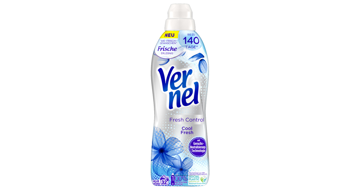 Ver-nel Weichspüler Fresh Control Cool Fresh 800ml 32 dávek