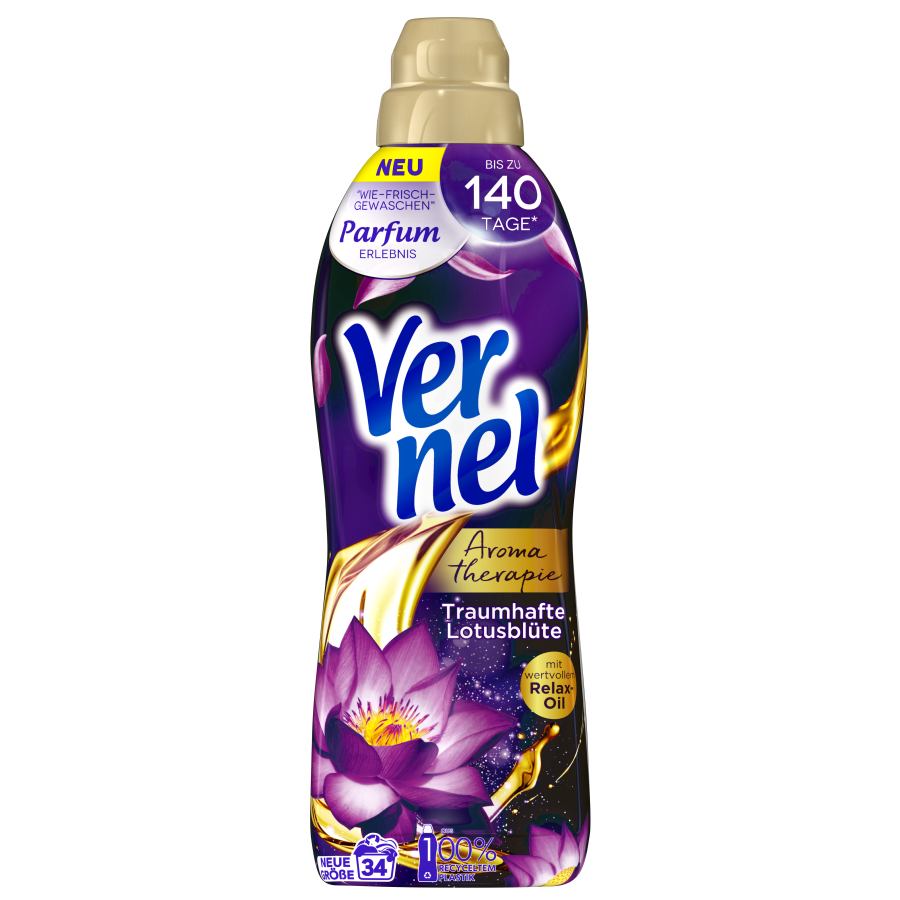 Vernel Weichspüler Aroma Therapie Traumhafte Lotusblüte 850ml 34 dávek