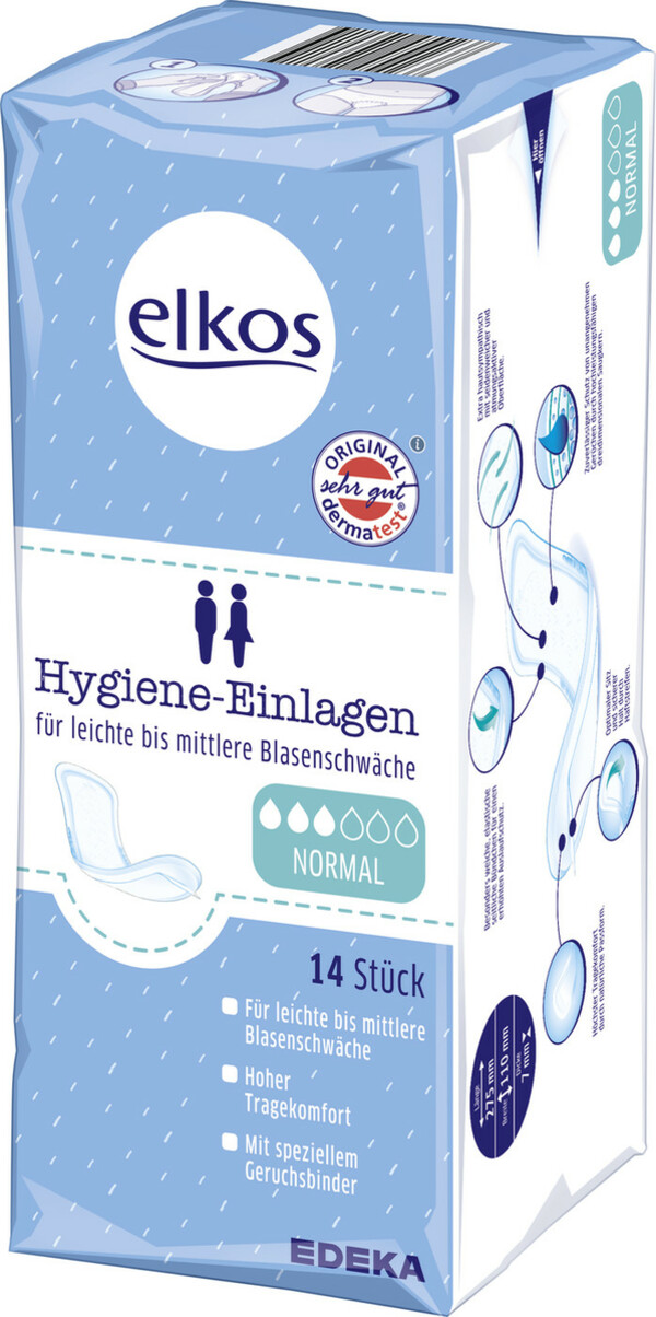 Elkos Hygiene Einlagen-vložky Normal 14 ks