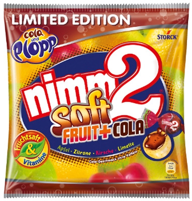 Nimm2 Soft Fruit + Cola PLOPP 345g