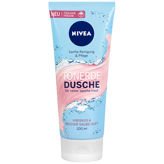 Nivea tonerde dusche 200ml-IBIŠEK A VŮNĚ BÍLÉ ŠALVĚJE-sprchový gel