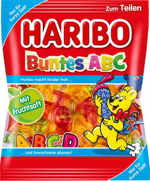 Haribo buntes abc 175g-abeceda