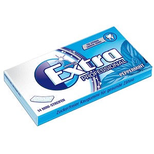 Wrigley EXTRA Professional žvýky peppermint, bez cukru 14 ks
