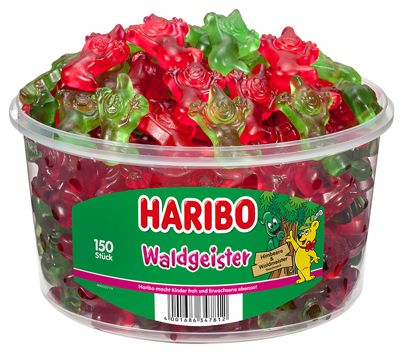 HARIBO WALDGEISTER 150 kusů lesní duchové (dóza)