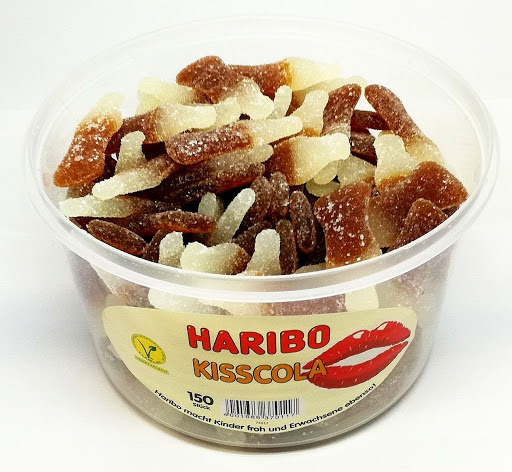 Haribo Kiss Cola box 150ks