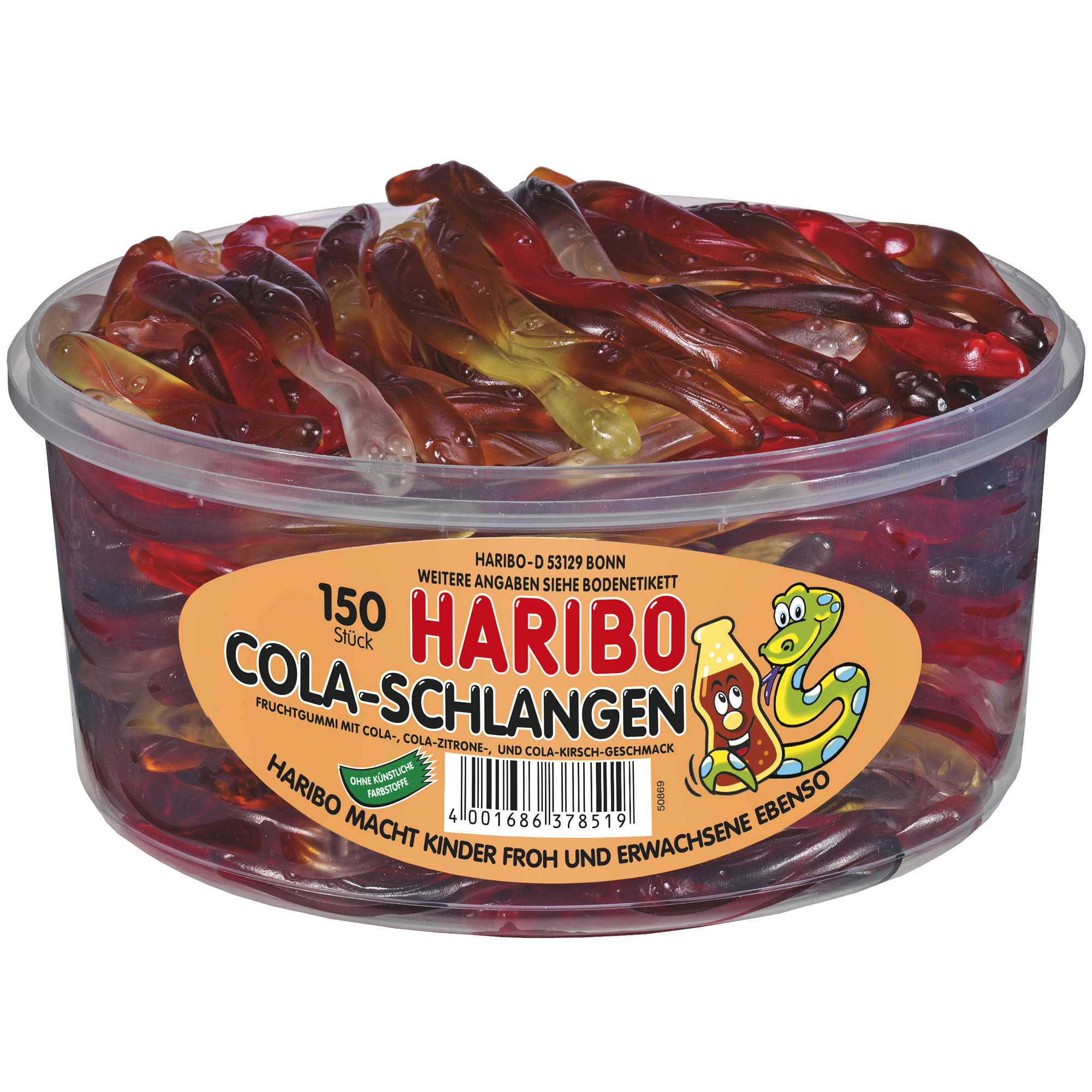Haribo Cola - Schlangen 150ks box