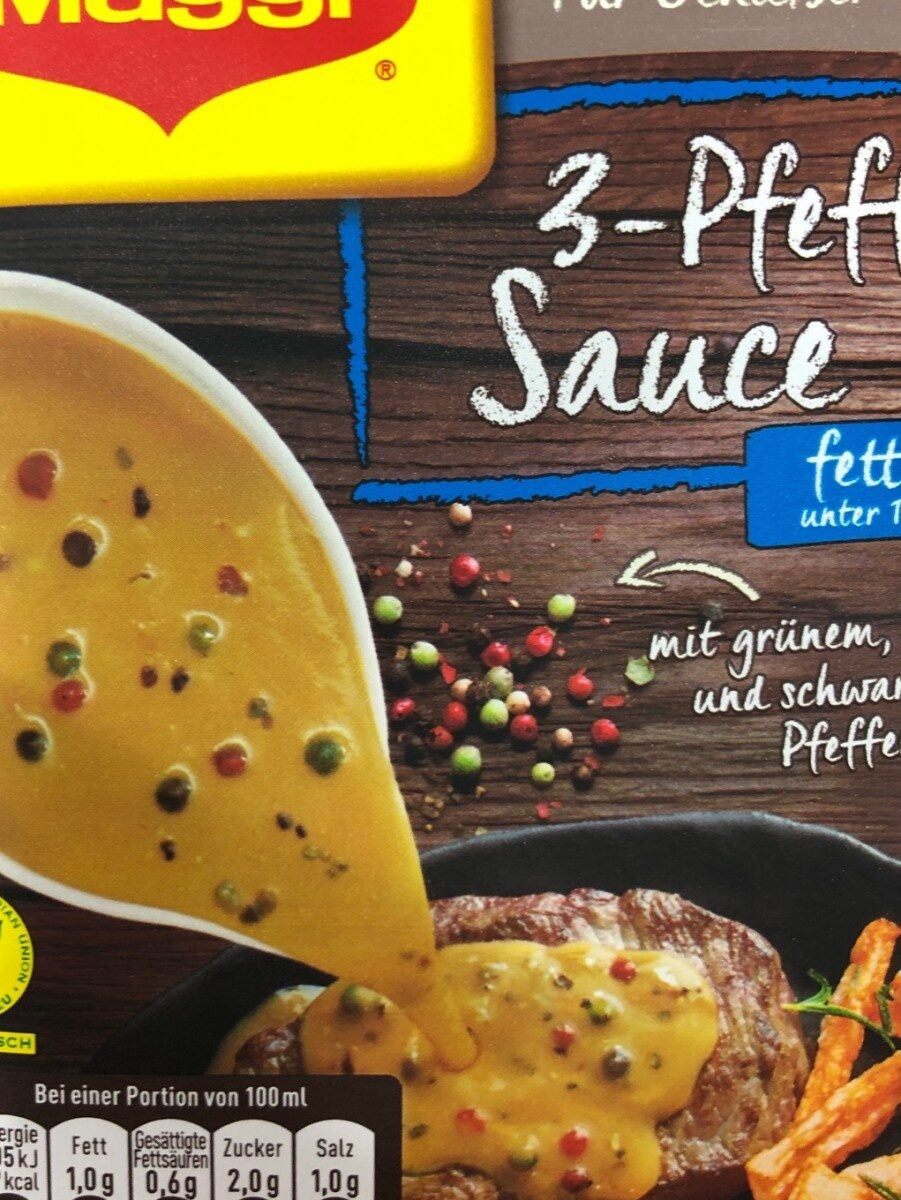 Maggi instantní omáčka - 3 druhy pepře na 250ml omáčky