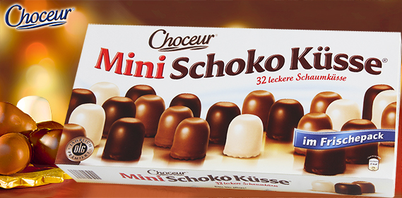 Mini čokoládové polibky 32 kusů 266g