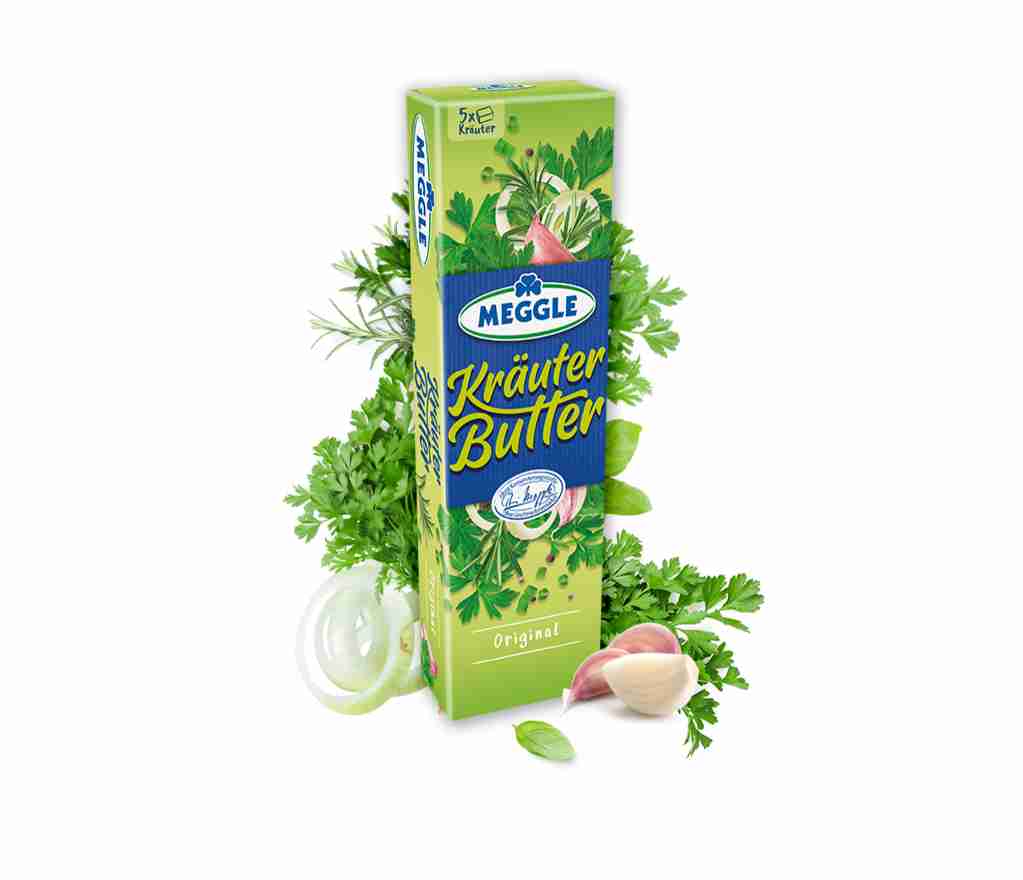 MEGGLE - KRÄUTER-BUTTER ORIGINAL 5X20G-bylinkové máslo