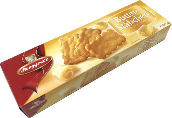 Butter Stäbchen 200gr-Křehké, křupavé máslové sušenky