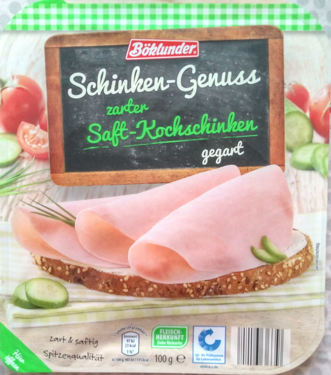 Schinken-Genuss zarter Saft-Kochschinken-100g(zelená)