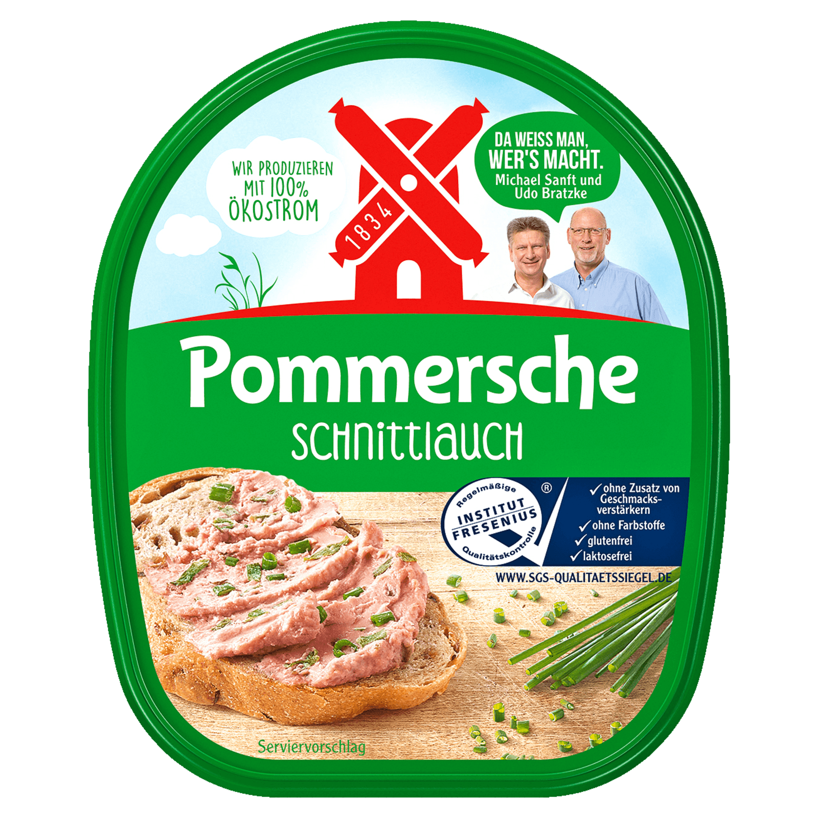 Pommersche schnittlauch-paštika s pažitkou 125g