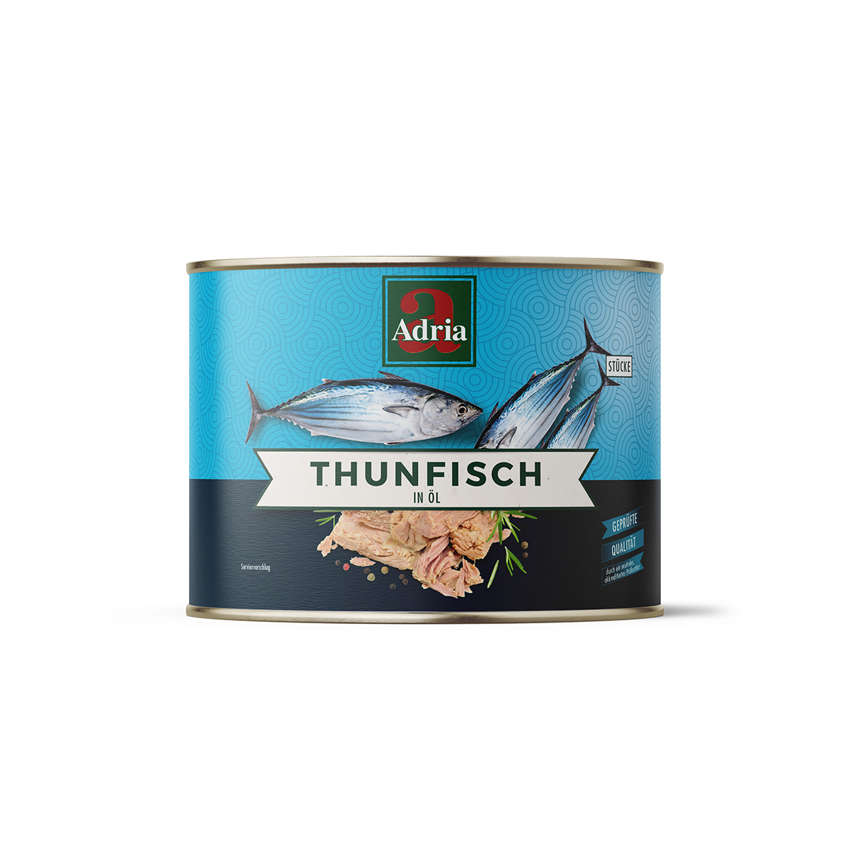 Tuňák kousky Adria v oleji 1705 g
