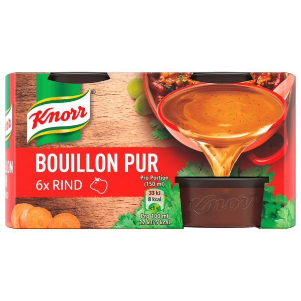 Knorr Hovězí vývar Bouillon Pur 6 x 500 ml