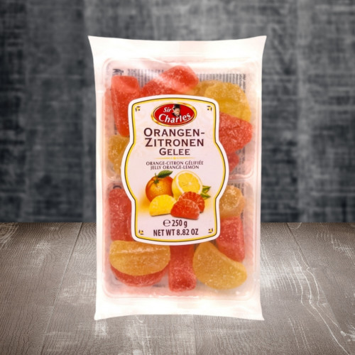 SIR CHARLES GELEE POMERANČOVÉ A CITRONOVÉ ŽELÉ 250G