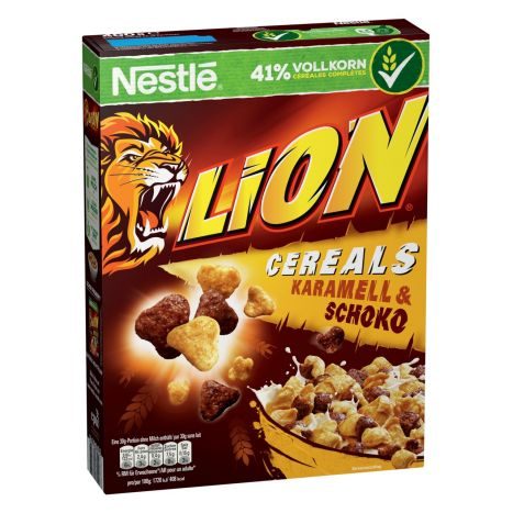 Nestlé Lion cereálie, karamel a čokoláda 400 g