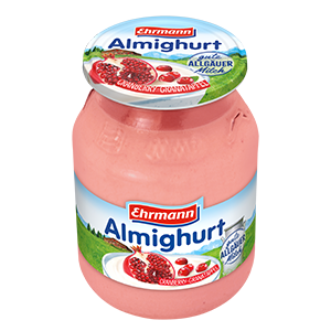 Ehrmann Almighurt cranberry-granatapfel 500 ml-brusinka, granátové jablko