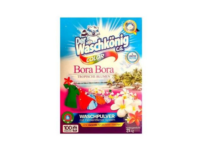 WASCHKÖNIG COLOR PRÁŠEK NA PRANÍ BORA BORA XXL 7,5KG - LIMITOVANÁ EDICE