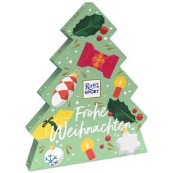 RITTER SPORT adventní kalendář-tvar stromek 115 g