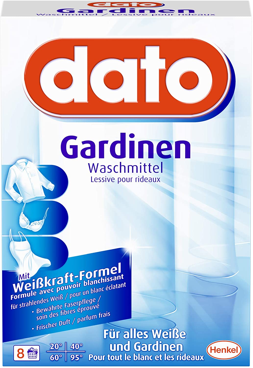 Dato Gardinen Waschmittel 580g-prací prostředek na záclony a bílé prádlo