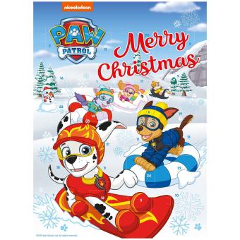 ČOKOLÁDOVÝ ADVENTNÍ KALENDÁŘ TLAPKOVÁ PATROLA 75g