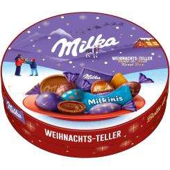 Milka vánoční talíř 195g