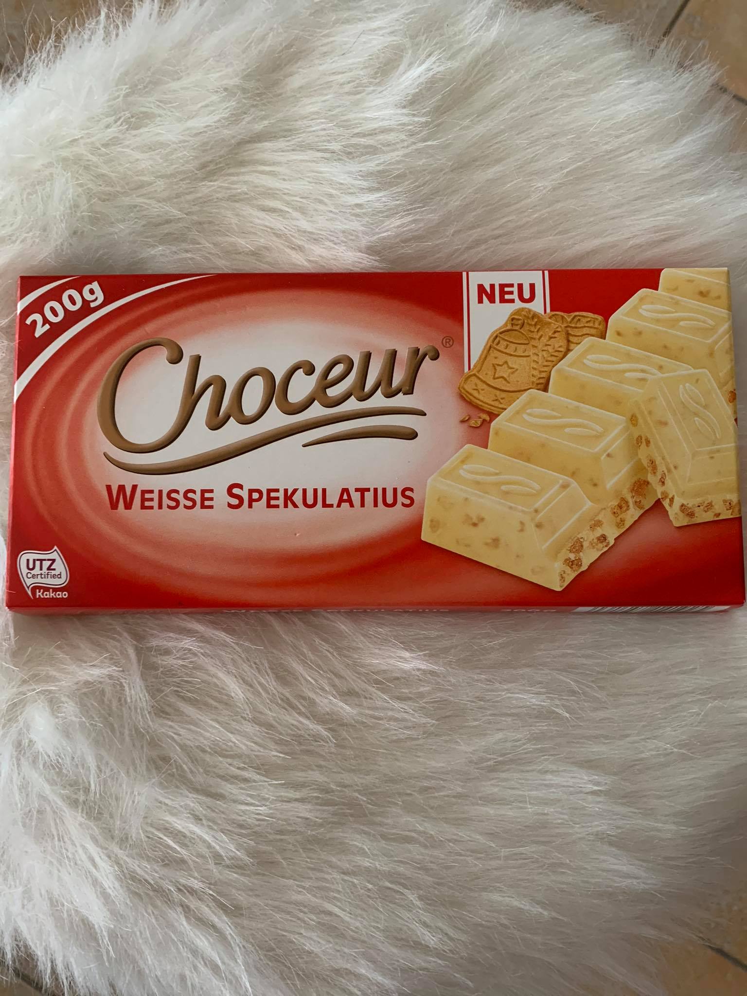 Choceur bílá čokoláda se sušenkou Spekulatius 200g NOVINKA!!!