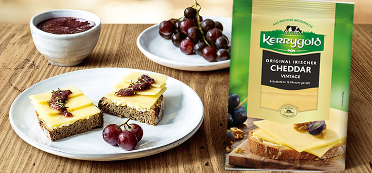 Kerrygold original irischer cheddar VITNAGE- Originální irský čedar-zraje po dobu 12 měsíců 125g