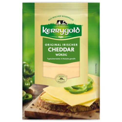 Kerrygold Original Irish Cheddar wurzig-mírně pikantní 50% 150g zraje po dobu 4 měsíců 