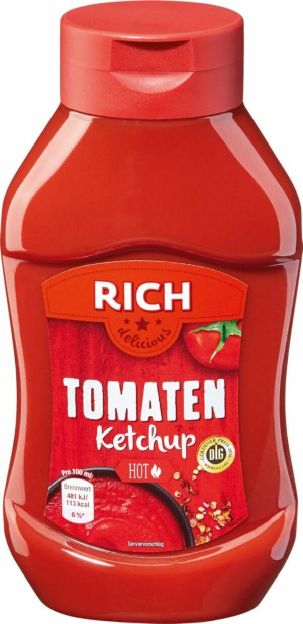 Rich Tomatenketchup Hot 500 ml