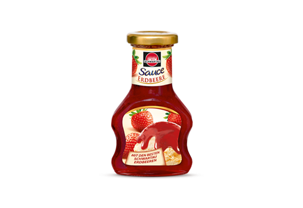 Schwartau poleva na desert - jahodová 125ml